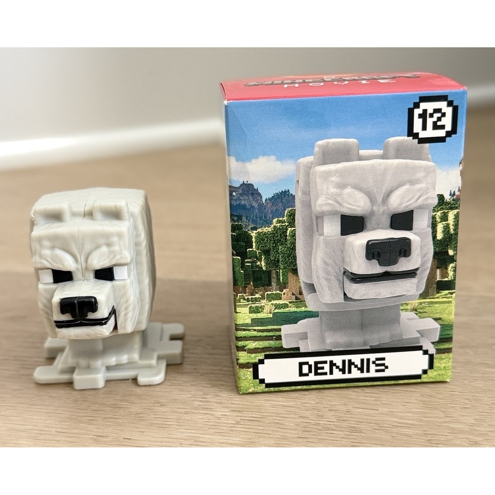 2025 McDonald's A MINECRAFT Movie Happy Meal Toy #12 DENNIS NIB